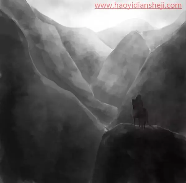 魔幻合成，合成一幅超强的唯美恢弘的魔幻场景_www.haoyidiansheji.com