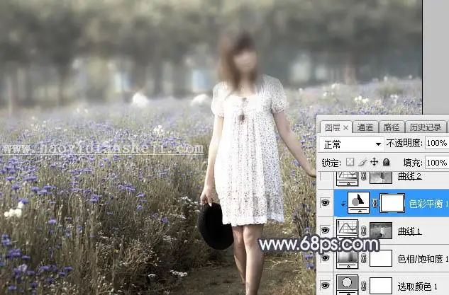 紫色调，调出紫中色梦幻照片效果_www.haoyidiansheji.com