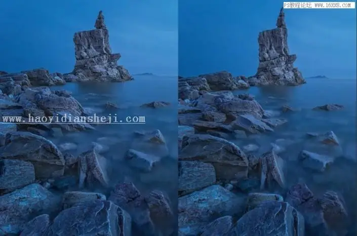 风景照片，用PS给照片制作完美的透视效果_www.haoyidiansheji.com