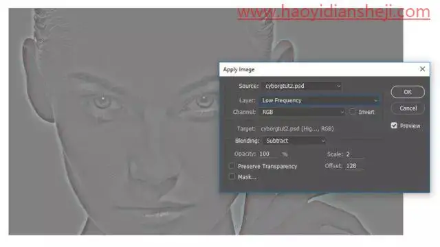 科技感合成，在PS中把数码照片制作成未来机器人效果_www.haoyidiansheji.com
