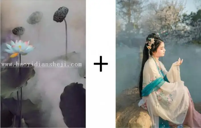 古风后期，通过PS调出唯美的古风人像照片_www.haoyidiansheji.com