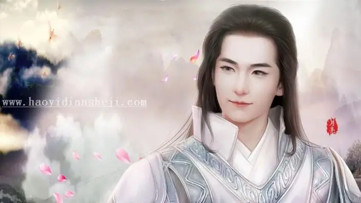 转手绘，分享制作古装转手绘思路_www.haoyidiansheji.com
