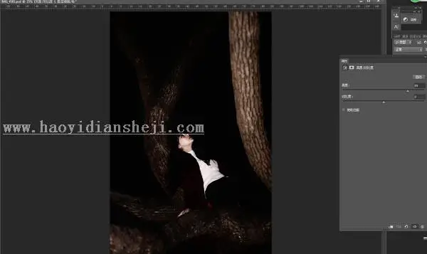 黑白效果，拯救前期不足的“躺尸”照片_www.haoyidiansheji.com