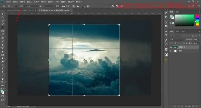 创意合成，制作一款科幻十足的月球之门创意海报_www.haoyidiansheji.com