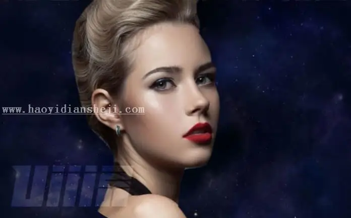 星空效果，用PS合成科幻感的星空头像_www.haoyidiansheji.com
