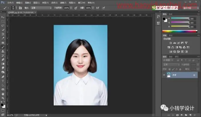 证件照，快速给一寸证件照片进行排版_www.haoyidiansheji.com