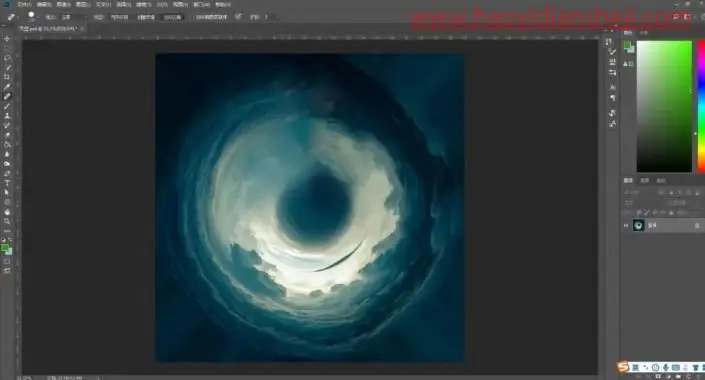 奇幻合成，制作科技感十足的电影场景照片_www.haoyidiansheji.com