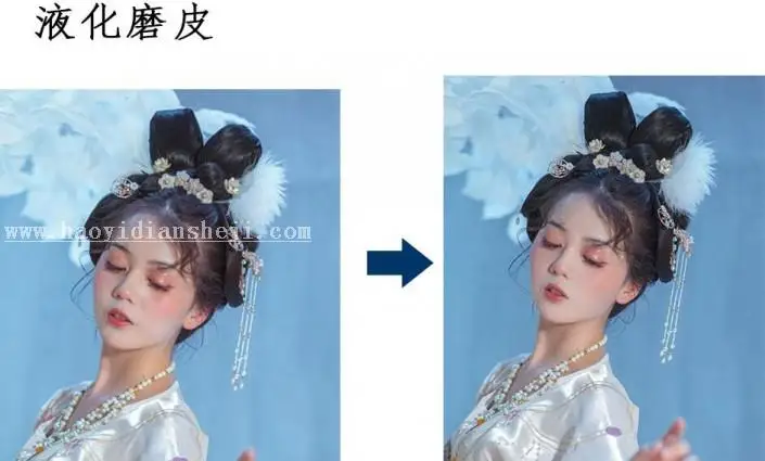 LR调色教程，通过L制作仙气十足的玉兔照片_www.haoyidiansheji.com
