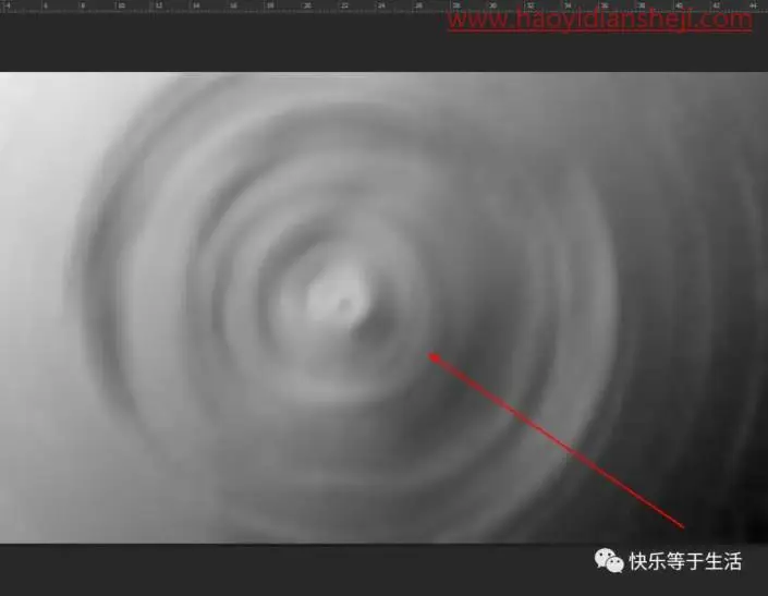 玻璃效果，制作雨后玻璃水珠效果_www.haoyidiansheji.com