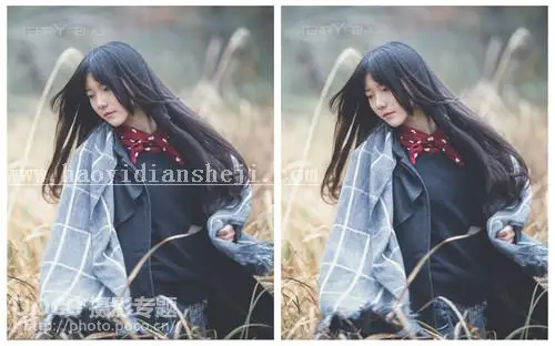 人像后期，LR+PS后期修图详细流程及思路分享_www.haoyidiansheji.com