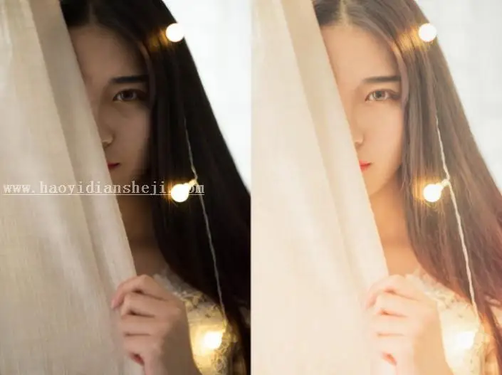 暖色调，如何调暖色室内写真照片_www.haoyidiansheji.com