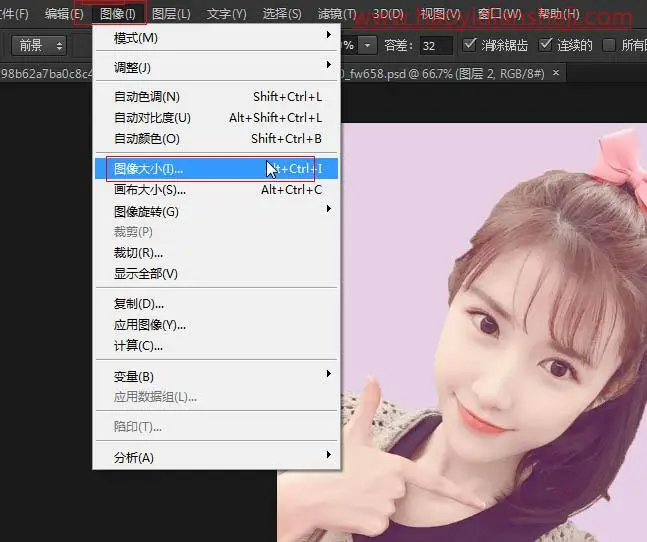 手绘照片，把米咪的照片制作成漂亮可爱的手绘照片_www.haoyidiansheji.com