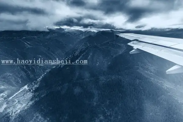 建筑风景，教你调出单色的冷色调风景照片_www.haoyidiansheji.com