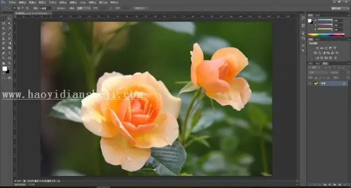 蒙版教程，通过PS的蒙版给图片进行快速的调整_www.haoyidiansheji.com