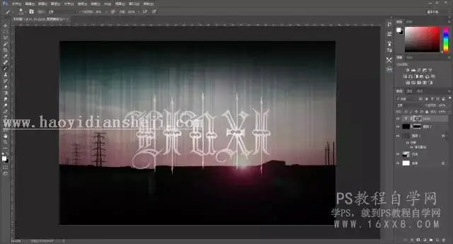 壁纸教程，快速制作条纹壁纸教程_www.haoyidiansheji.com