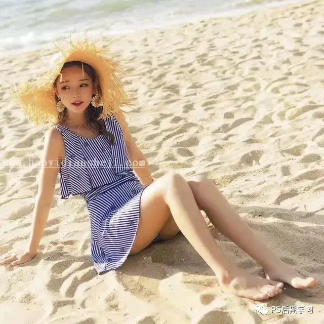 人像调色，快速调出海边清丽人像照片教程_www.haoyidiansheji.com
