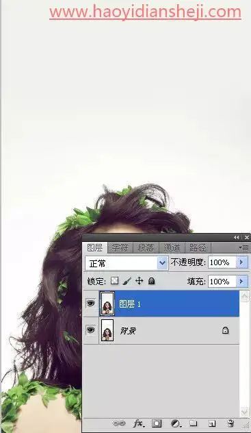 海报制作，用PS打造时尚潮流人物海报_www.haoyidiansheji.com