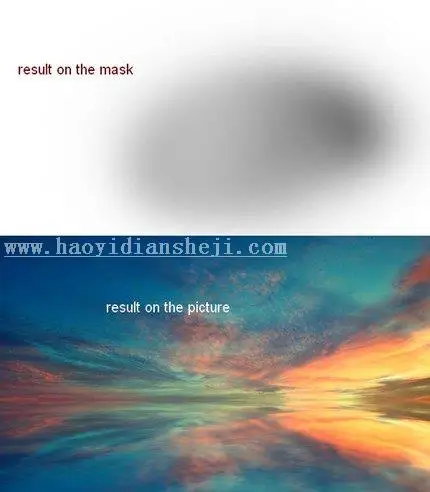 场景合成，一个女孩在五彩云端的照片_www.haoyidiansheji.com