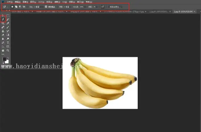 工具运用，通过PS学习用套索工具进行抠图_www.haoyidiansheji.com