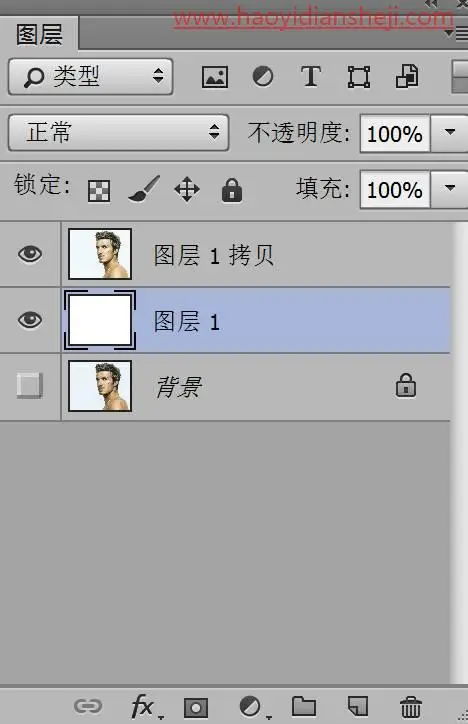 水彩效果，给贝克汉姆照片增添一种水彩效果_www.haoyidiansheji.com