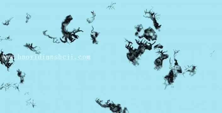 国画效果，用PS制作一张梅花雪景图_www.haoyidiansheji.com