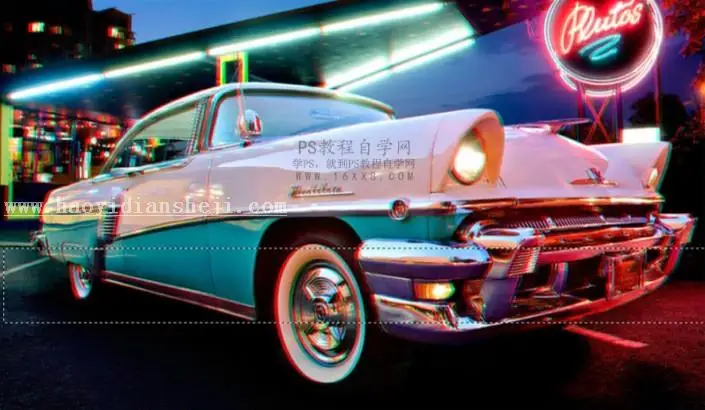 故障效果，用PS制作故障效果的艺术照片_www.haoyidiansheji.com