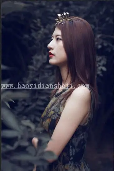复古色，通过PS调出暗黑的复古人像效果照片_www.haoyidiansheji.com