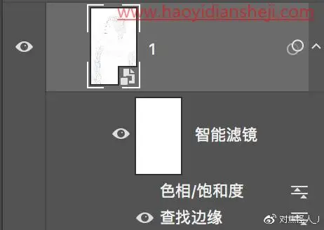工笔画，通过PS把鹿晗的照片制作成工笔画效果_www.haoyidiansheji.com