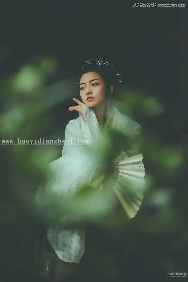 古风人像，通过PS调出胶片色调的古风照片_www.haoyidiansheji.com