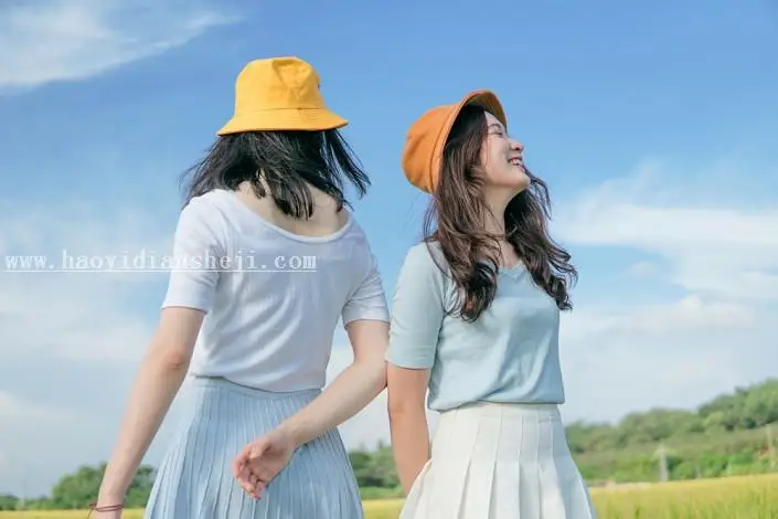 摄影教程，闺蜜照双人摄影教程_www.haoyidiansheji.com