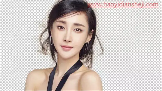 抠发丝，用PS中的蒙版给人物进行快速抠头发_www.haoyidiansheji.com