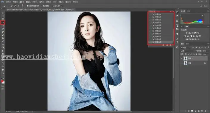海报设计，亲手给大幂幂做一副波尔卡圆点效果海报_www.haoyidiansheji.com