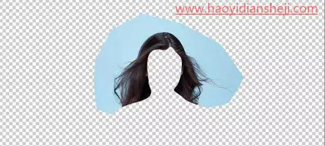 抠发丝，通过PS把Angelababy的头发快速抠出来_www.haoyidiansheji.com