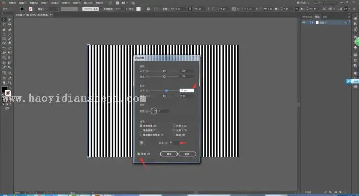 海报制作，用PS制作一幅线性数字海报_www.haoyidiansheji.com