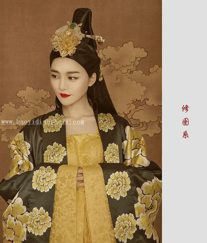 工笔画，模仿孙郡工笔画效果_www.haoyidiansheji.com
