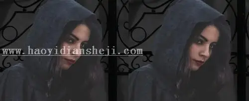 女巫场景，合成恐怖的暗黑女巫场景_www.haoyidiansheji.com