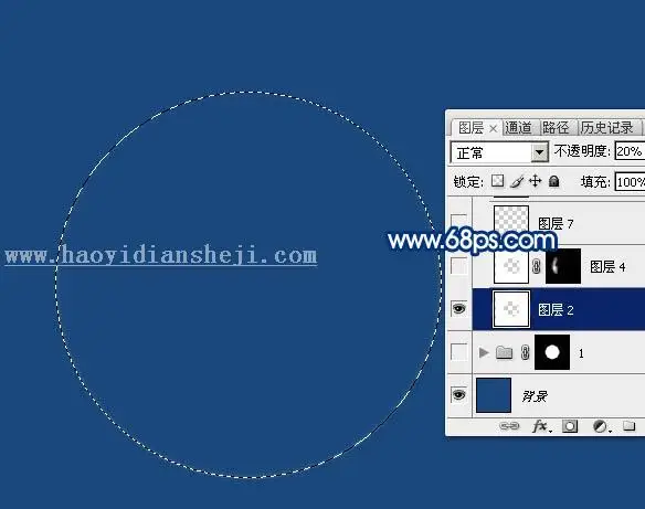 泡泡教程，鼠绘白色透明泡泡教程_www.haoyidiansheji.com