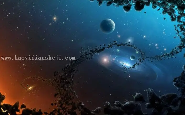 场景合成，在PS里合成一个《星球大战》的海报_www.haoyidiansheji.com