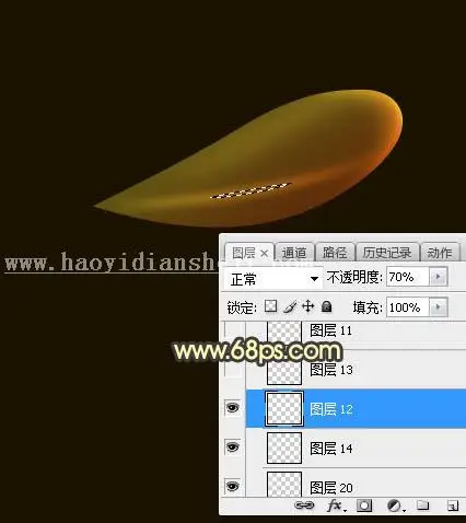 鼠绘蜻蜓，鼠绘一只简洁的发光蜻蜓图案_www.haoyidiansheji.com