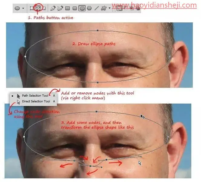 奇妙合成，通过PS制作一幅超现实人像特效_www.haoyidiansheji.com
