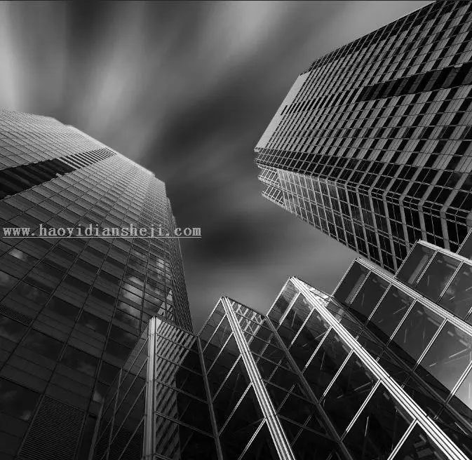 黑白照片，明度建筑后期教程_www.haoyidiansheji.com
