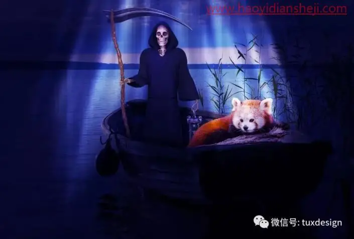 创意合成，合成一幅比较戏剧化的场景照片_www.haoyidiansheji.com