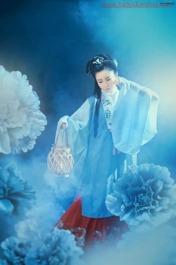 古风人像，通过PS打造梦幻仙境的古风照片_www.haoyidiansheji.com