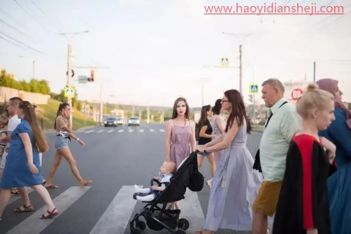 街拍调色，制作INS火爆的青橙色调人像照片_www.haoyidiansheji.com