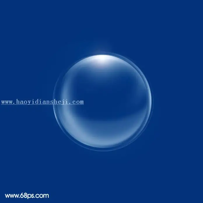 泡泡教程，鼠绘白色透明泡泡教程_www.haoyidiansheji.com