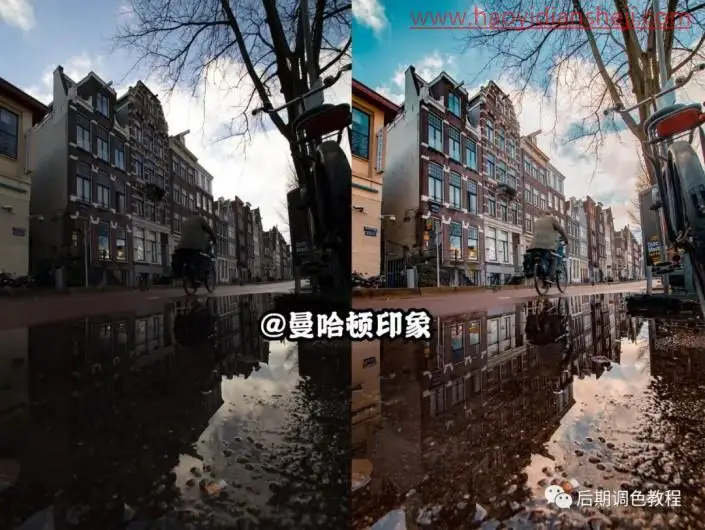 电影色调，在PS中调出把普通街景照片调出电影色调_www.haoyidiansheji.com
