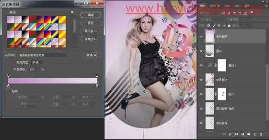 破碎效果，给人物制作炫酷爆炸的破碎效果照片_www.haoyidiansheji.com
