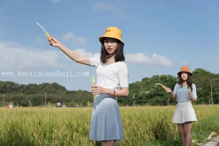 摄影教程，闺蜜照双人摄影教程_www.haoyidiansheji.com