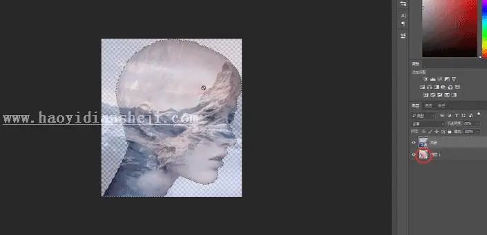 多重曝光，用PS制作文艺创意的人物多重曝光_www.haoyidiansheji.com