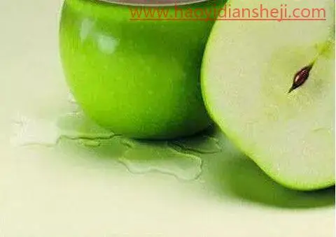 创意合成，用PS合成一个青苹果易拉罐_www.haoyidiansheji.com